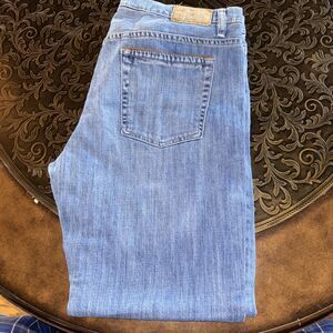 Hart Schaffner Marx Jeans HSM VINTAGE Mens 36x30 Blue Denim Cotton Straight Leg